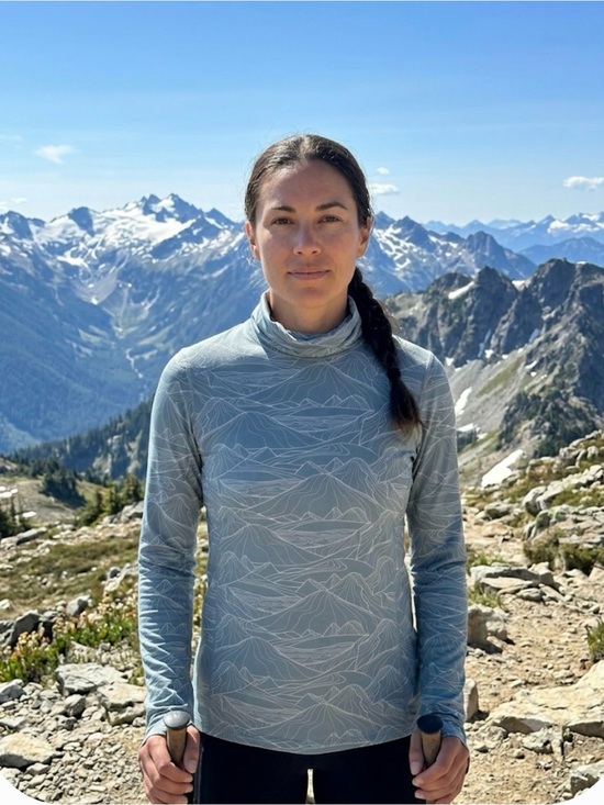 Leapstride Tops - 🧩Leapstride performance base layer long sleeve top mountain iceburg green M NEW